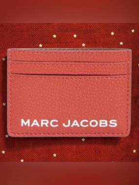 Marc Jacobs NWT Red Leather Card Case